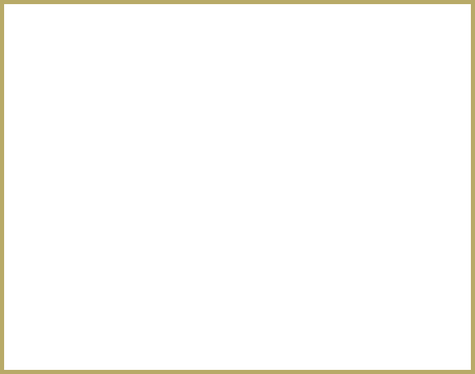 Goldener Rahmen um ein leeres weißes Feld, minimalistisch und sauber.