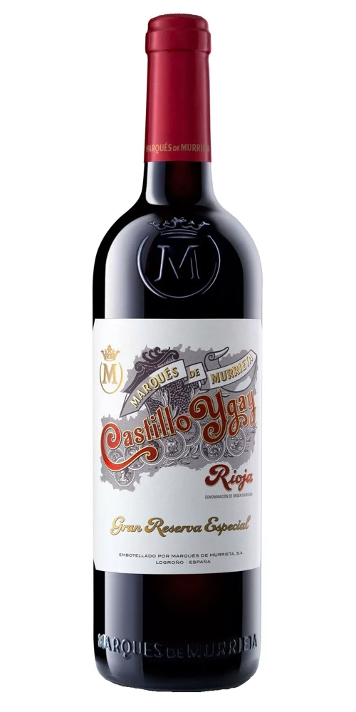 Rotweinflasche mit Etikett Marqués de Murrieta Castillo Ygay Gran Reserva Especial Rioja