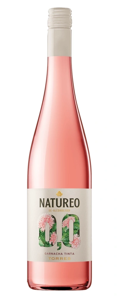 Eine Flasche Natureo 0,0 Garnacha Tinta Roséwein
