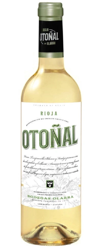 Weinflasche OTOÑAL Rioja, weiß, elegant, Bodegas Olarra, spanischer Wein, köstlich