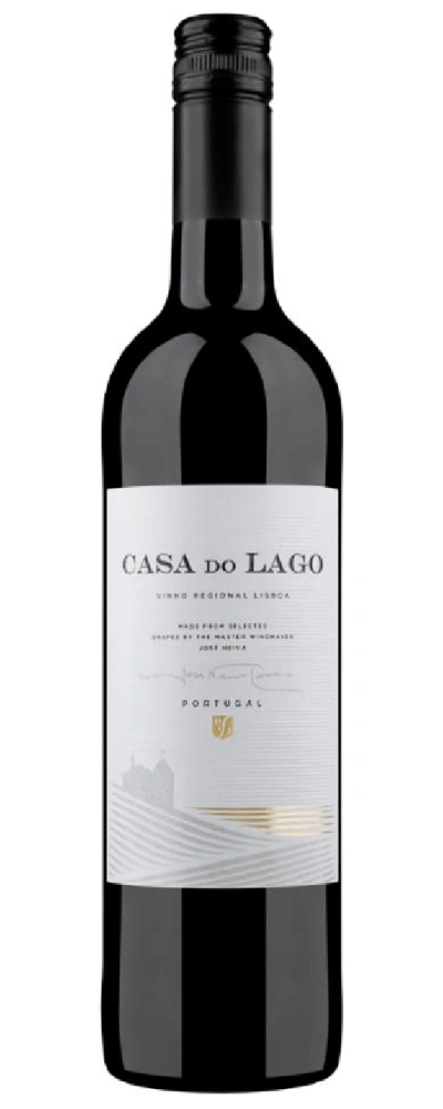 Eine Flasche Rotwein von Casa do Lago, Portugal.