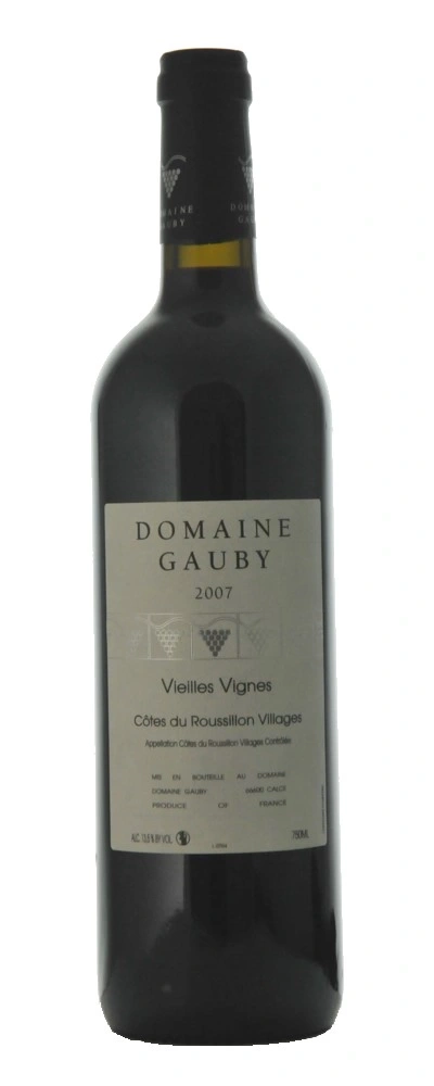 Wein DOMAINE GAUBY 2007, Vieilles Vignes, Côtes du Roussillon Villages, Frankreich
