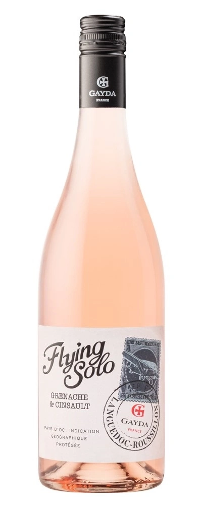 Wein, Flying Solo, Grenache & Cinsault, Pays d'Oc, Indication Géographique Protégée, Gayda France