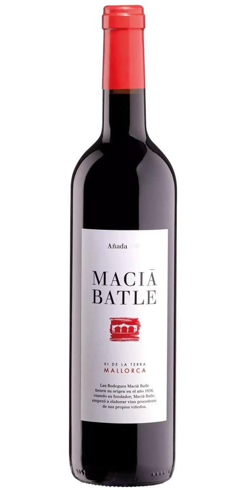 Rotweinflasche von Macià Batle, Vi de la Terra Mallorca