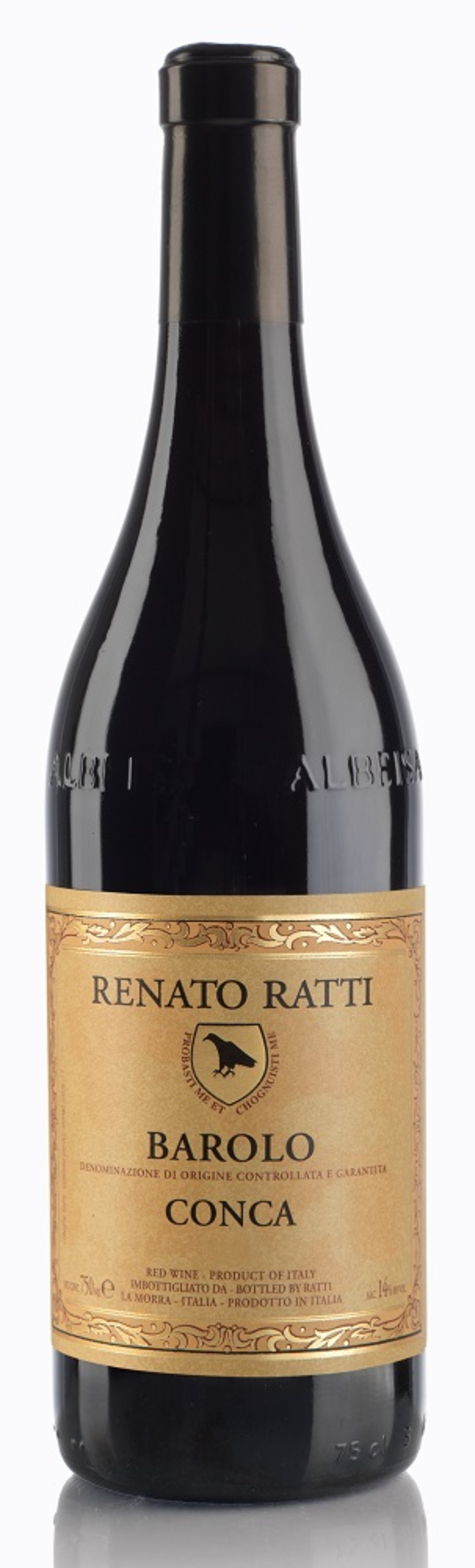 Wein Renato Ratti Barolo Conca, Rotwein, Produkt aus Italien, 75 cl Flasche
