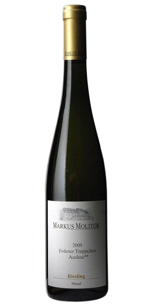 Weinflasche Markus Molitor Riesling 2009 Erdener Treppchen Auslese Mosel