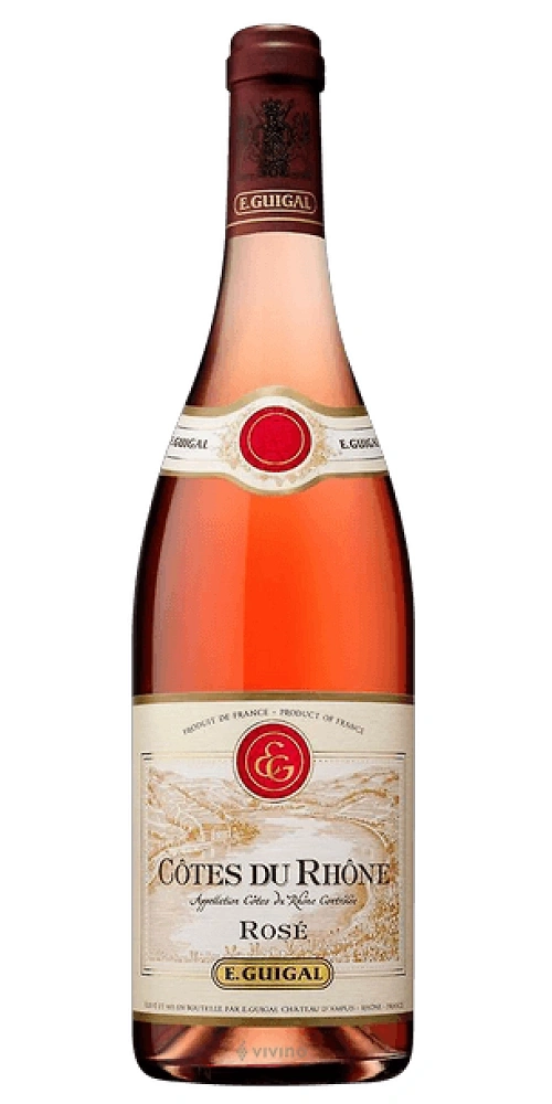 Flasche Roséwein von E. Guigal