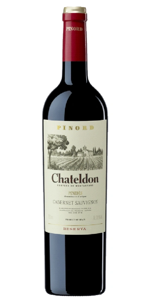 Ein roter Wein von Pinord, S.A. "Chateldon" Cabernet Sauvignon Reserva.