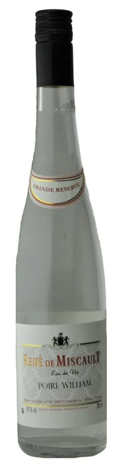 Eau de Vie Reserve Poiree William Birne René de Miscault