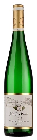 Weinflasche von Joh. Jos. Prüm, 2012 Wehlener Sonnenuhr Auslese, grün