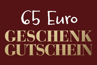 Geschenkgutschein 65 EURO Gutschein