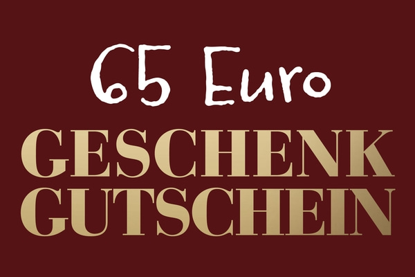 Geschenkgutschein 65 EURO Gutschein