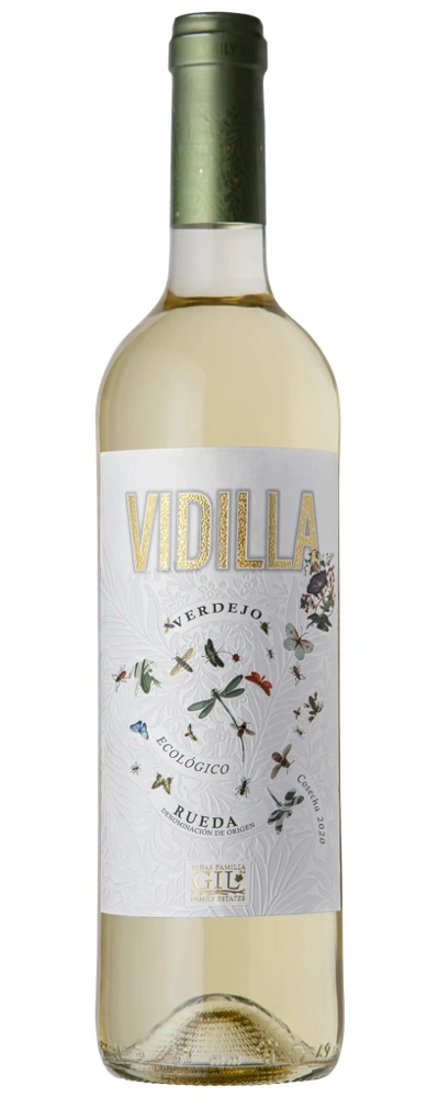 Weinflasche Vidilla Verdejo Ecologico, Rueda, Cosecha 2020, Familienweingut Gil
