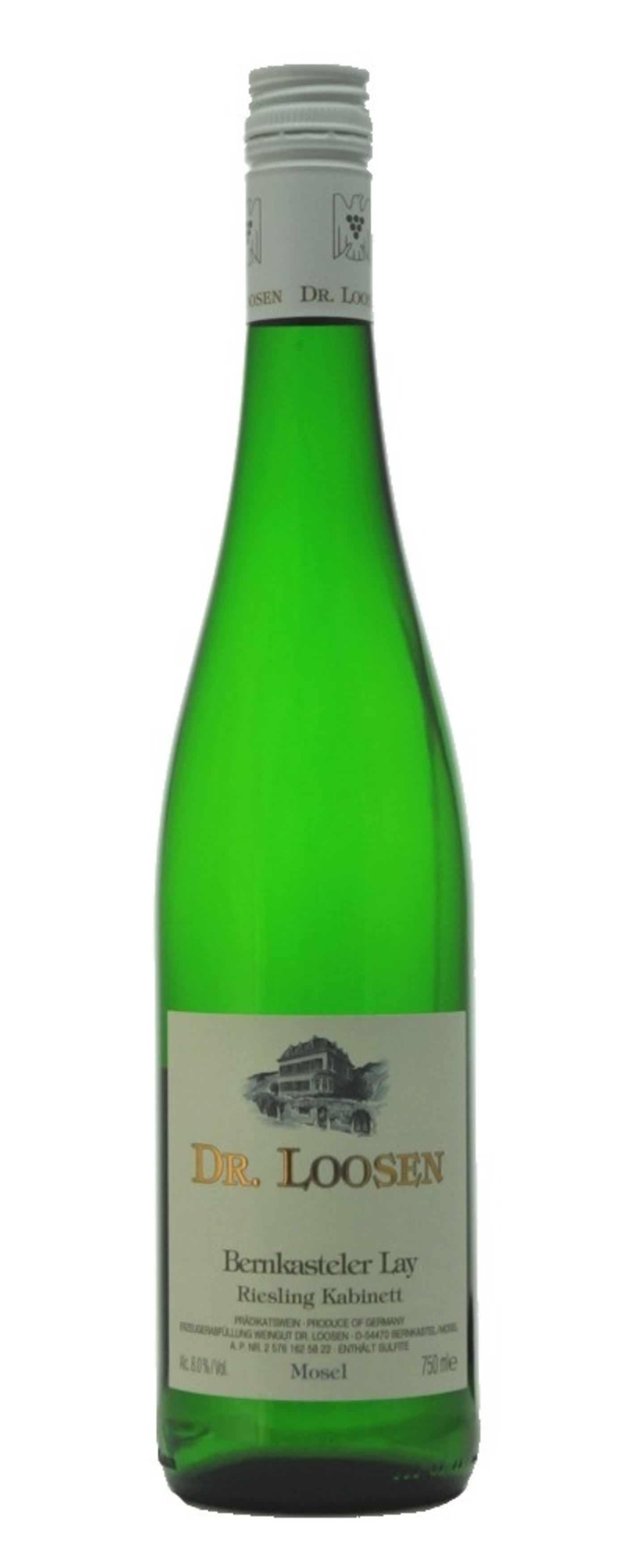 Weinflasche von Dr. Loosen, Bernkasteler Lay Riesling Kabinett, Mosel, 750ml