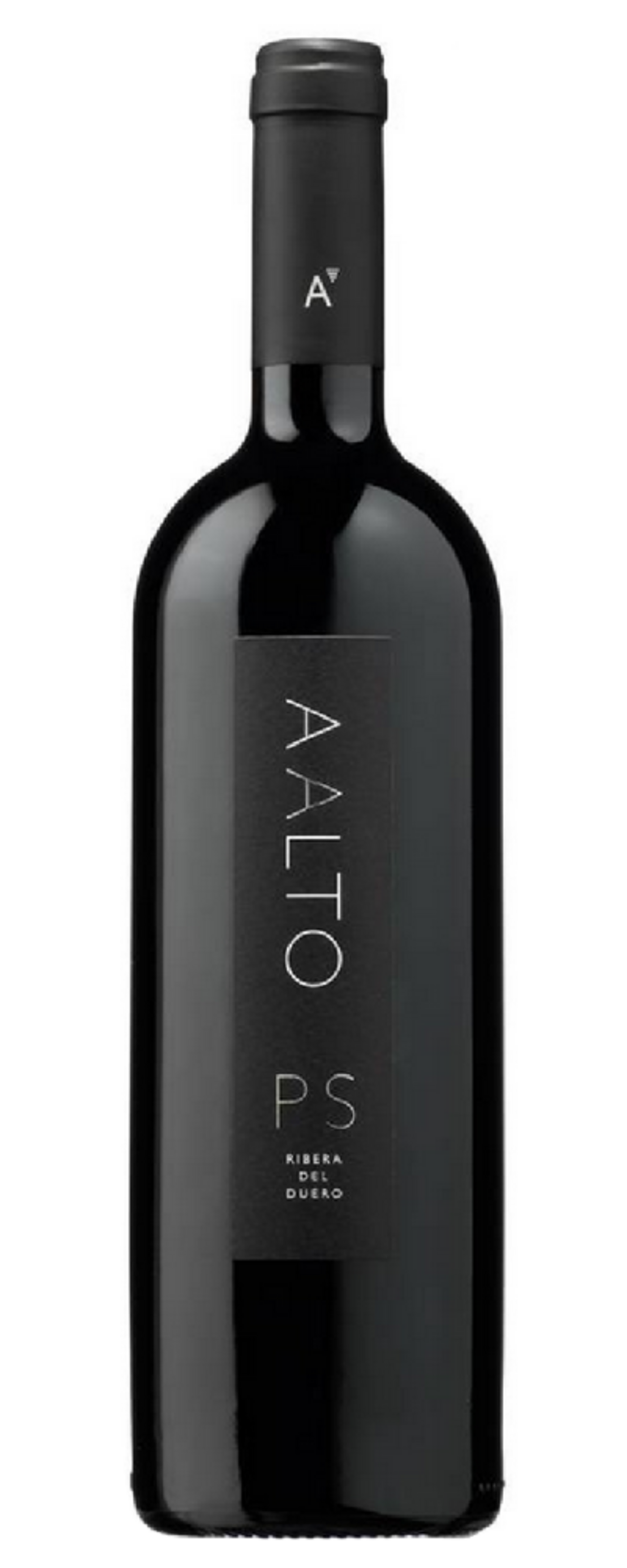 Wein Aalto PS Ribera del Duero, schwarze Flasche, Etikett