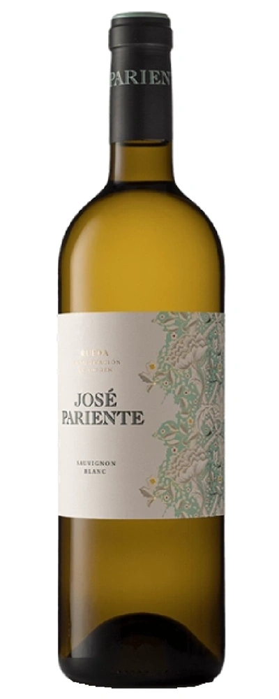 Eine Flasche Weißwein von José Pariente Sauvignon Blanc.