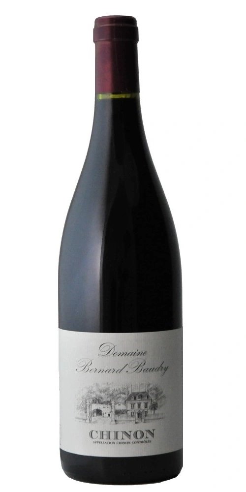 Eine Flasche Rotwein von Domaine Bernard Baudry Chinon