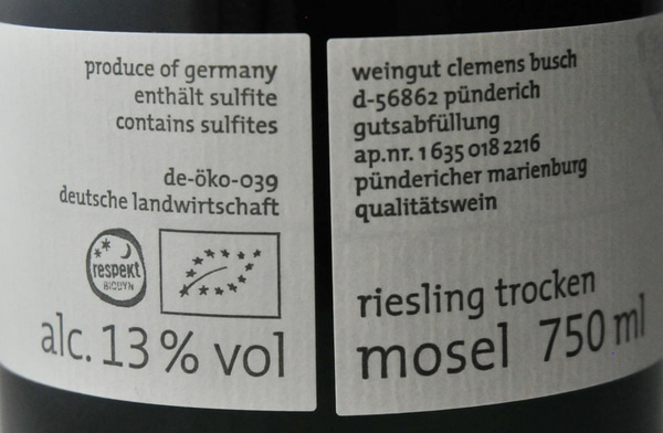 Marienburg Fahrlay Reserve Riesling tr. 2014 Clemens Busch