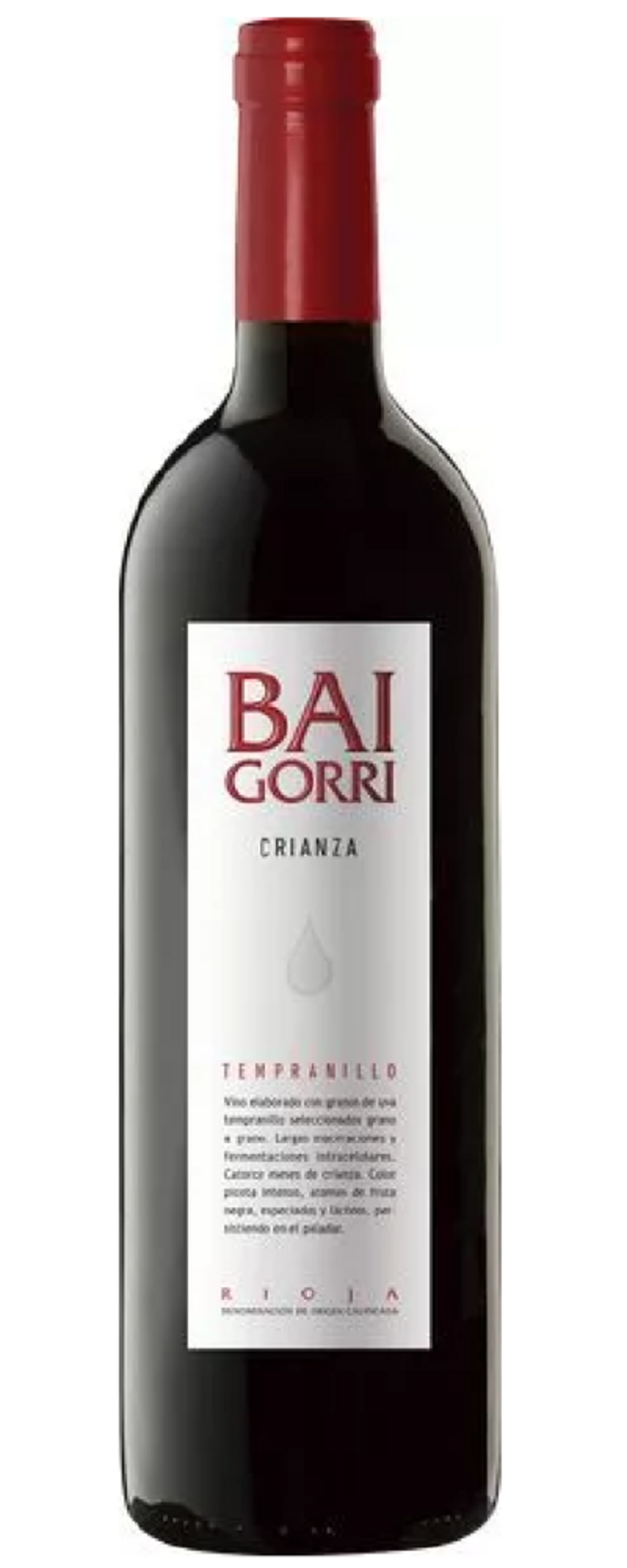 Wein, Bai Gorri Crianza, Tempranillo, Rotwein, Flasche, Weinprobe, Rioja, Getränk, Alkohol