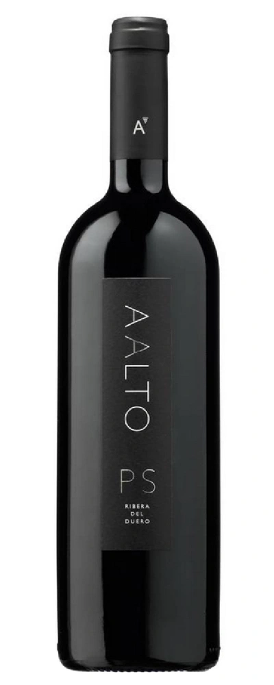 Wein Aalto PS Ribera del Duero, schwarze Flasche, Etikett