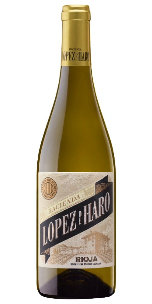 Ein Weißwein von Lopez de Haro mit dem Namen Rioja.