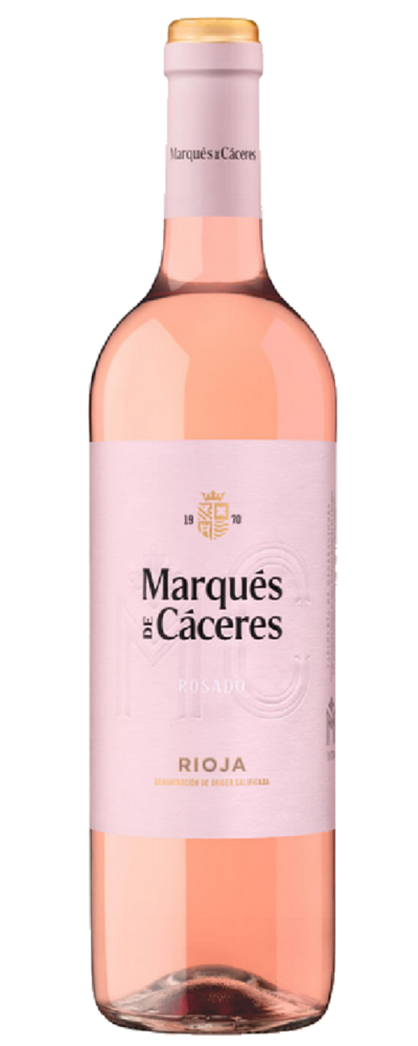 Roséwein von Marqués de Cáceres, Rioja, Rosado, Wein, Flasche, rosa
