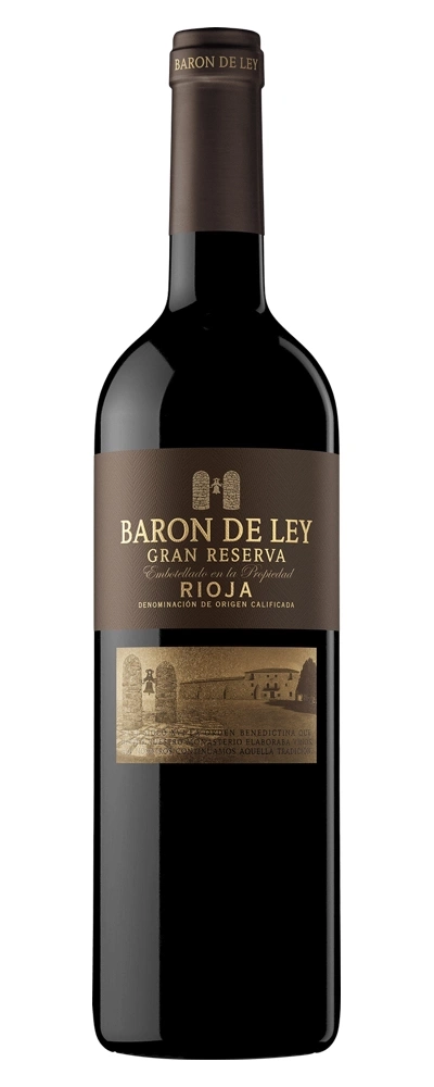 Wein, Baron de Ley, Gran Reserva, Rioja, Flasche, Etikett, Weinprobe, Alkohol, Getränk, Genuss
