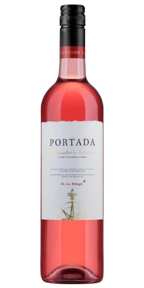 Portada Rosé Wein aus Portugal mit Kompass-Design