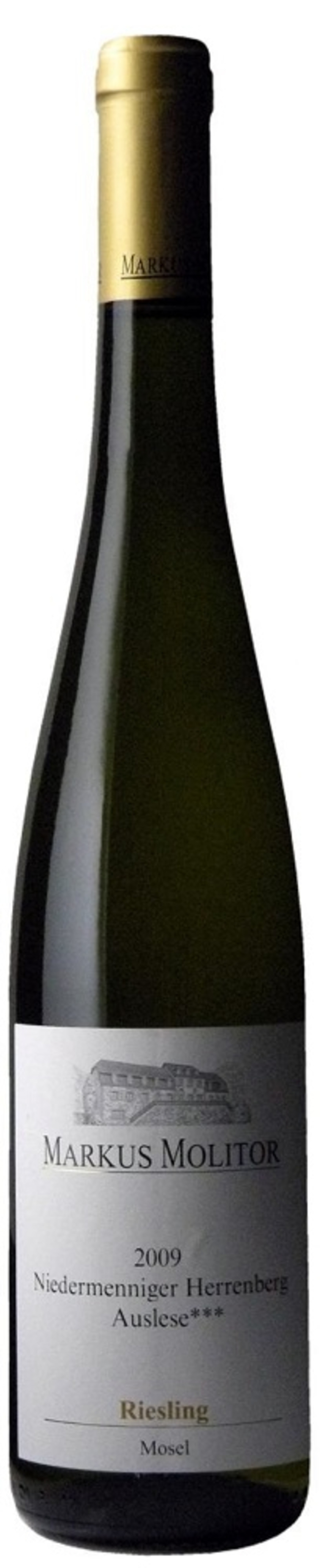 Weinflasche von Markus Molitor, Riesling, Mosel, 2009, Auslese