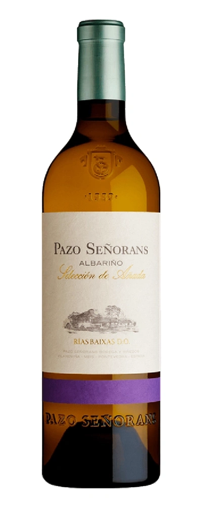 Eine Flasche Pazo Senorans Albariño Selección de Añada Wein