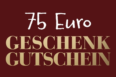Geschenkgutschein 75 EURO Gutschein