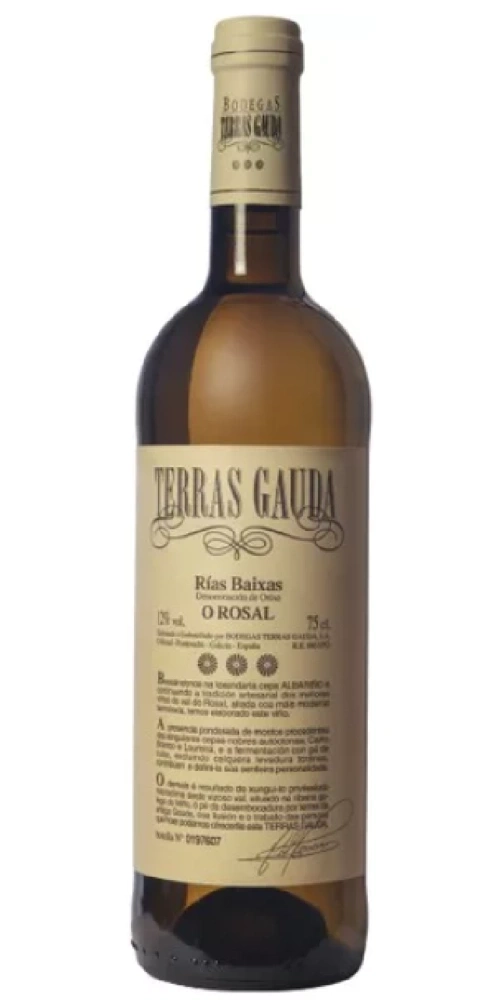 Eine Flasche Wein von Terras Gauda, Rías Baixas, O Rosal