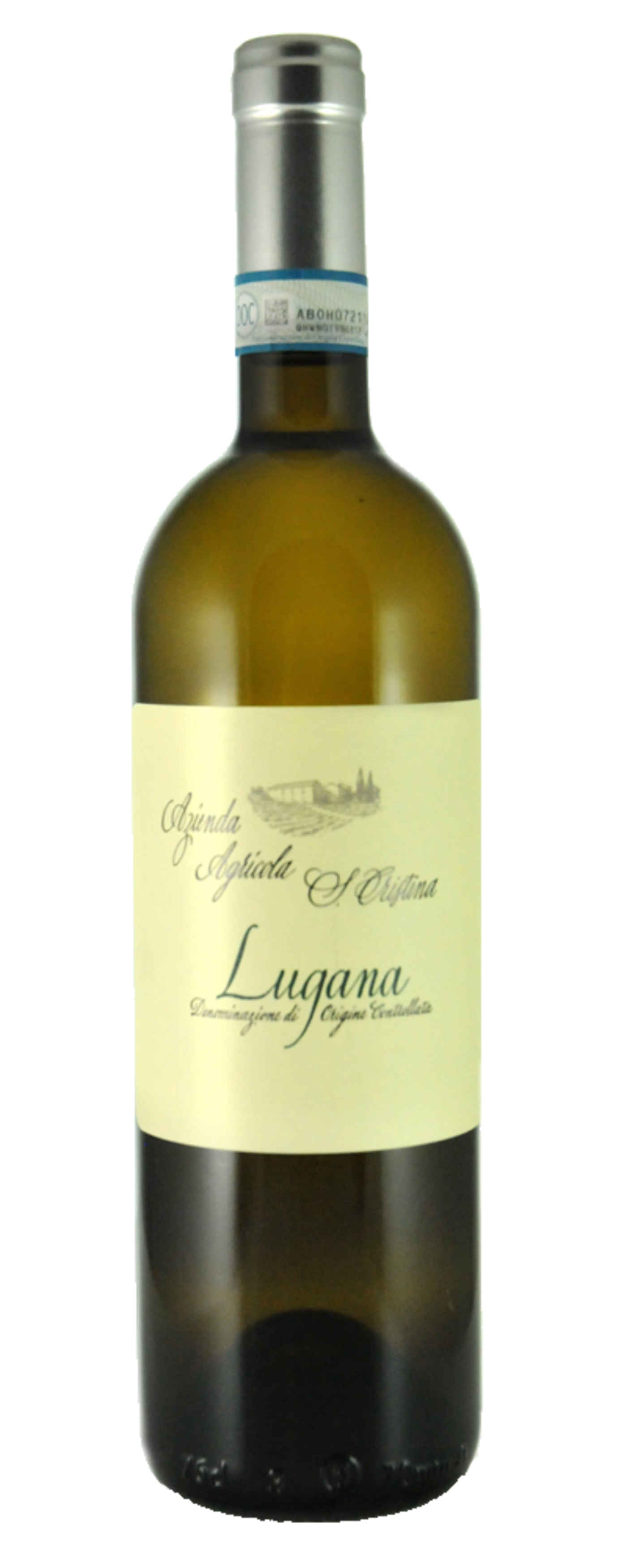 Weinflasche Lugana, Azienda Agricola S. Cristina, Weißwein, italienisch
