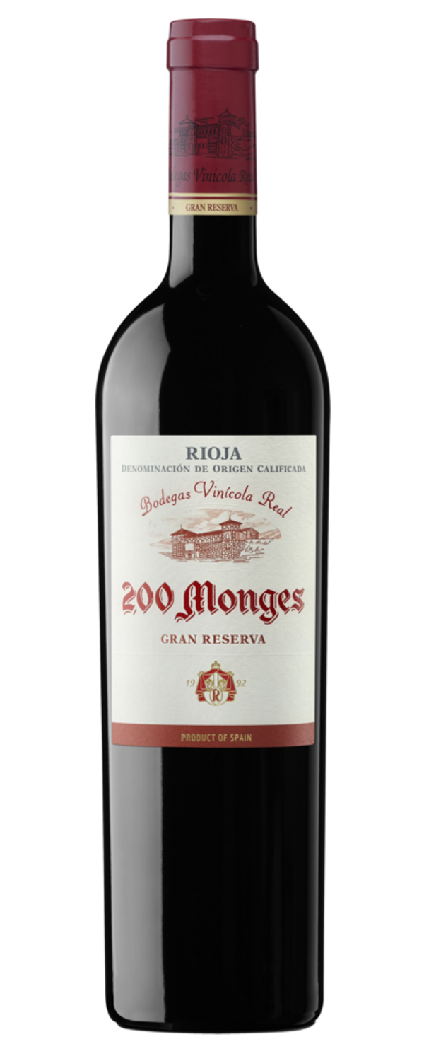 200 Monges Tinto Gran Reserva 2007 Vinícola Real