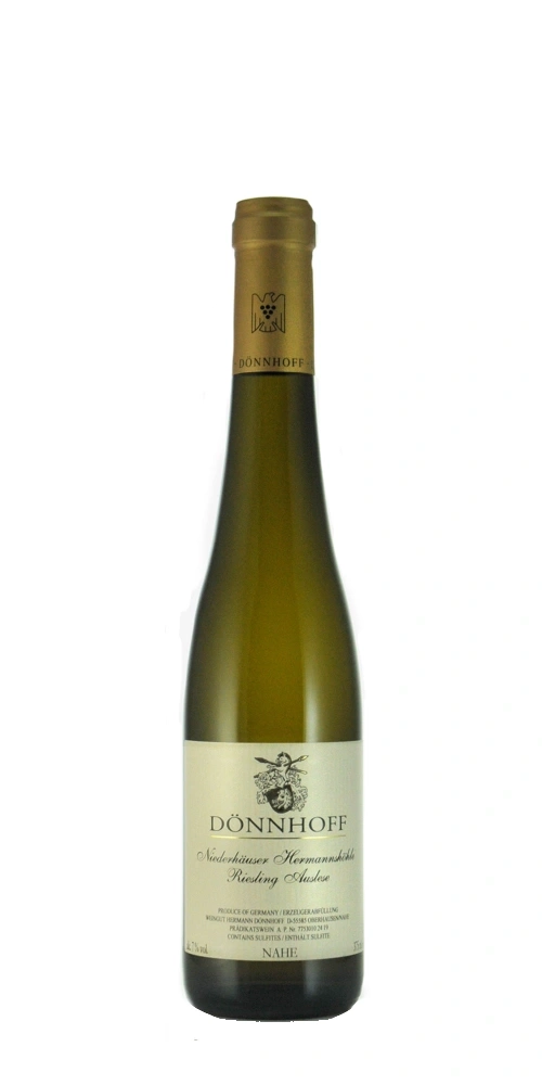 Eine Flasche von DÖNNHOFF Riesling Auslese Wein