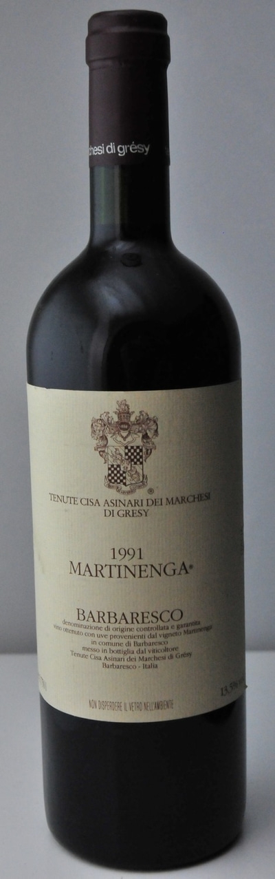 Barbaresco Martinenga Nebbiolo 1991 Marchesi di Gresy