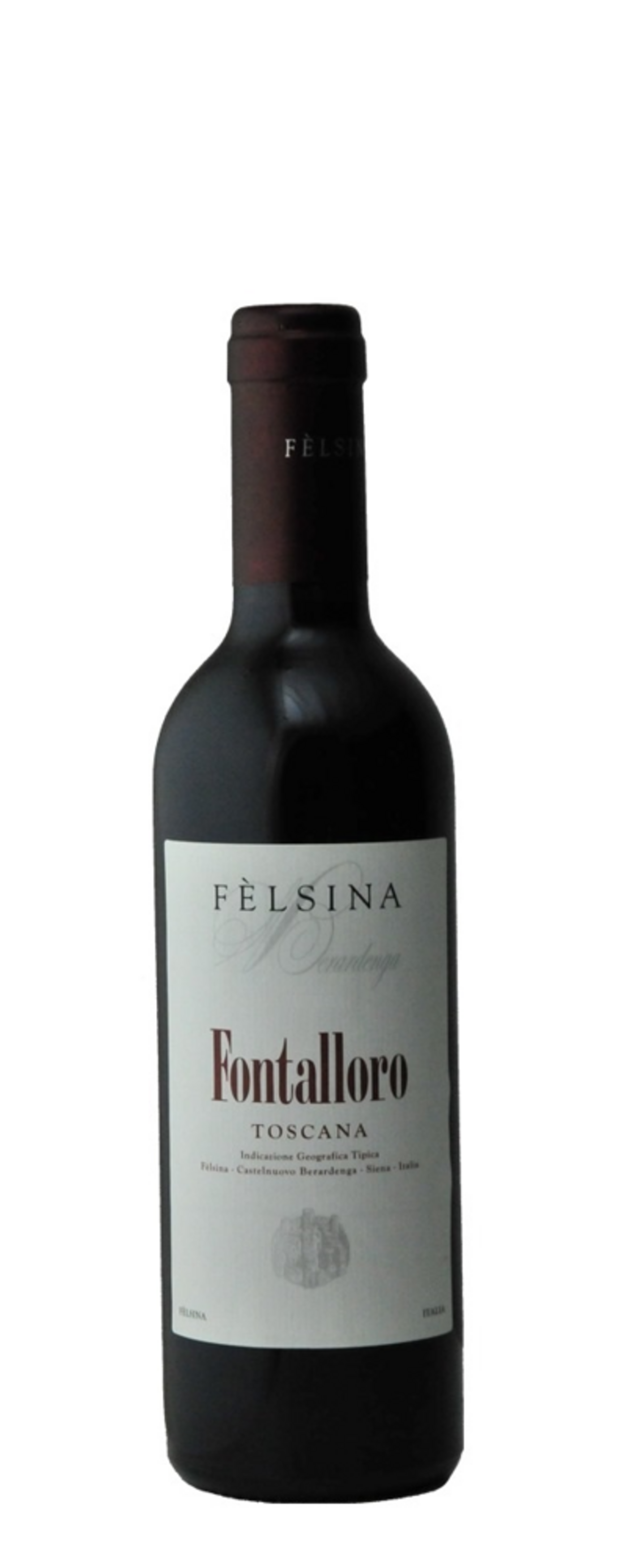 Wein-Flasche mit dem Namen Fontalloro, Toscana, Felsina, Italien.