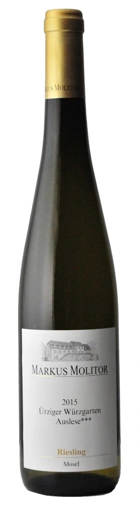 Weinflasche von Markus Molitor, Riesling, 2015, Auslese, Mosel.