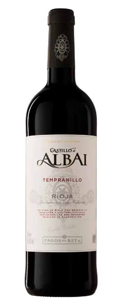 Wein, Castillo de Albai, Tempranillo, Rioja, spanischer Wein, Rotwein, Flasche, Etikett, Weinprobe, Getränk