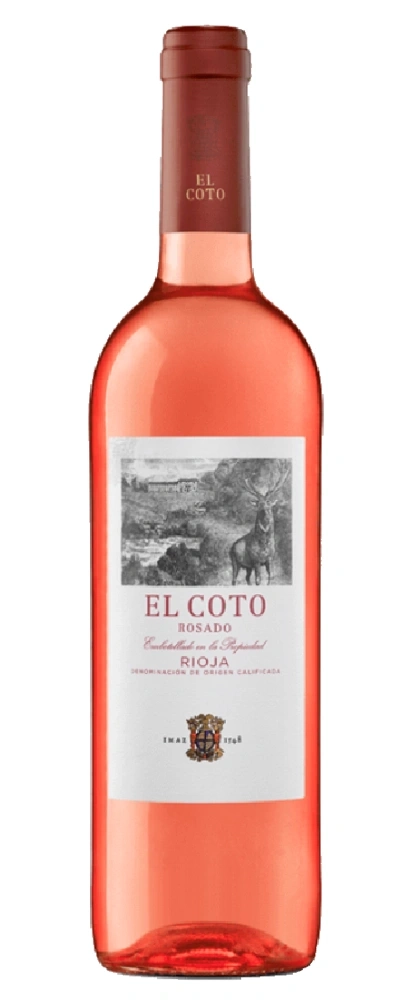 Wein, El Coto Rosado, Rioja, Flasche, Etikett, Getränk, Alkohol, rosa, Weinprobe, Genuss