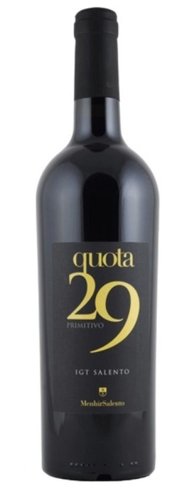 Quota 29 Primitivo 2023 Menhir-Salento