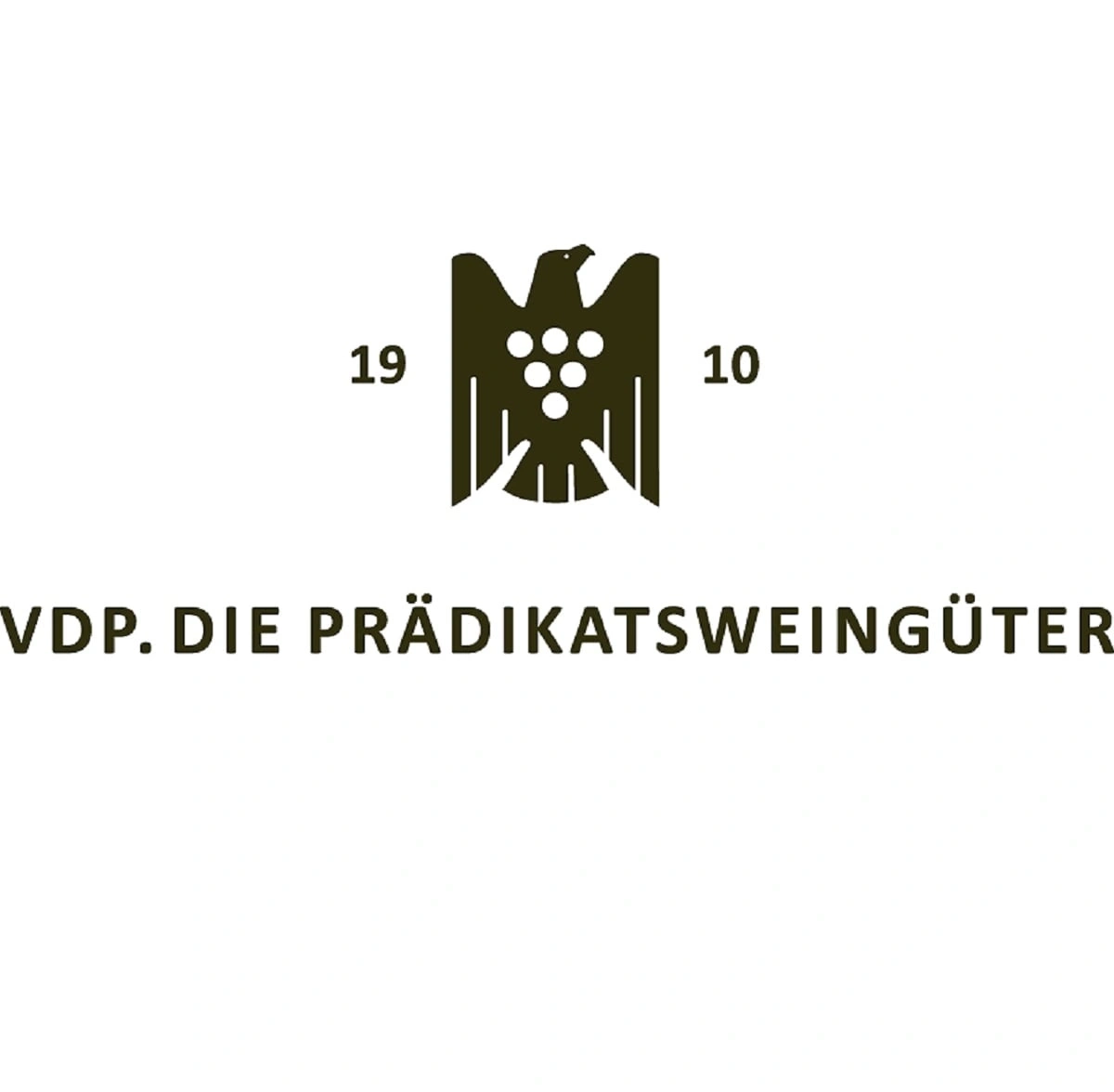Logo mit Adler, Trauben und der Aufschrift VDP. DIE PRÄDIKATSWEINGÜTER