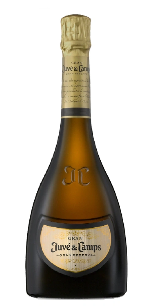 Eine Flasche Champagner der Marke Juvé & Camps Gran Reserva