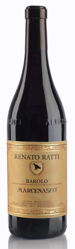 Wein, Renato Ratti Barolo Marcenasco, italienischer Rotwein, Flasche, Etikett, Alkoholgetränk, Weinprobe