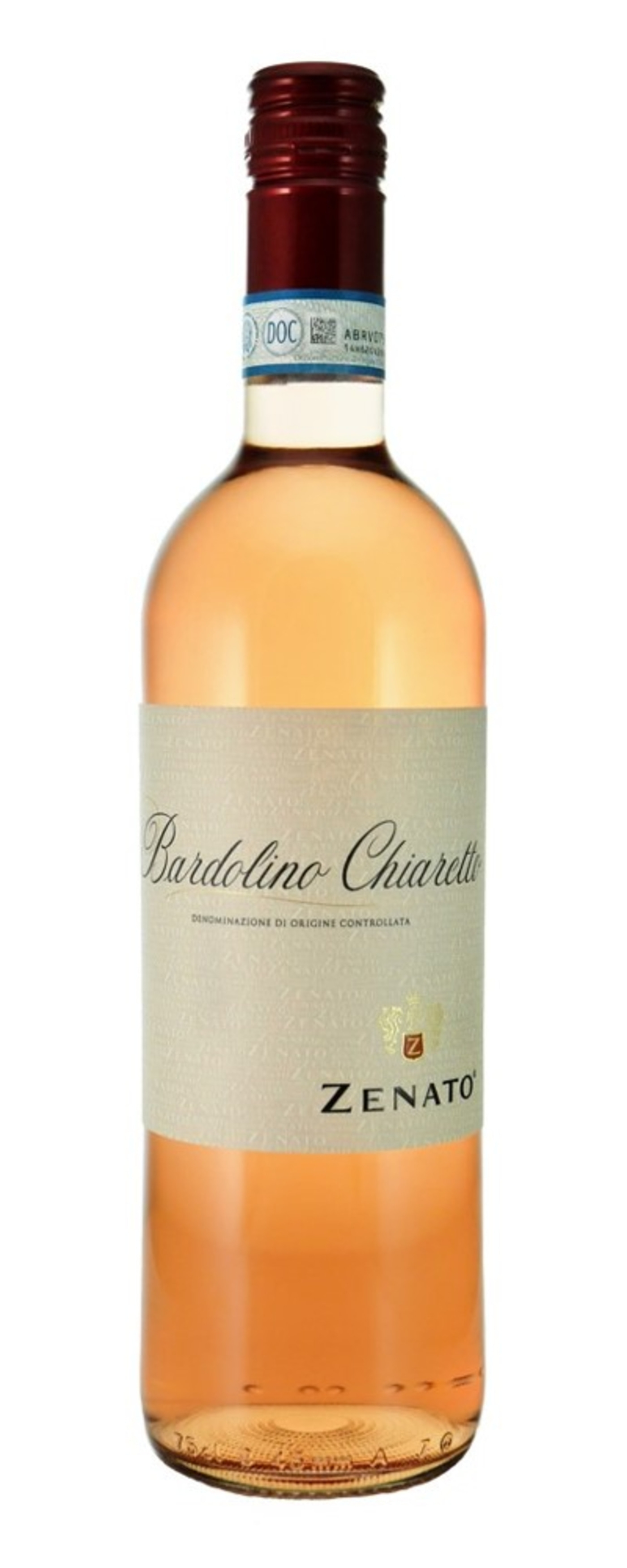 Wein-Flasche, Bardolino Chiaretto, Zenato, Roséwein, italienischer Wein, DOC-Wein, Getränk