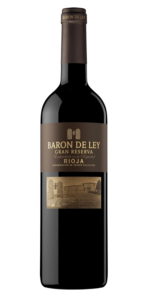 Rotwein Flasche Baron de Ley Gran Reserva Rioja