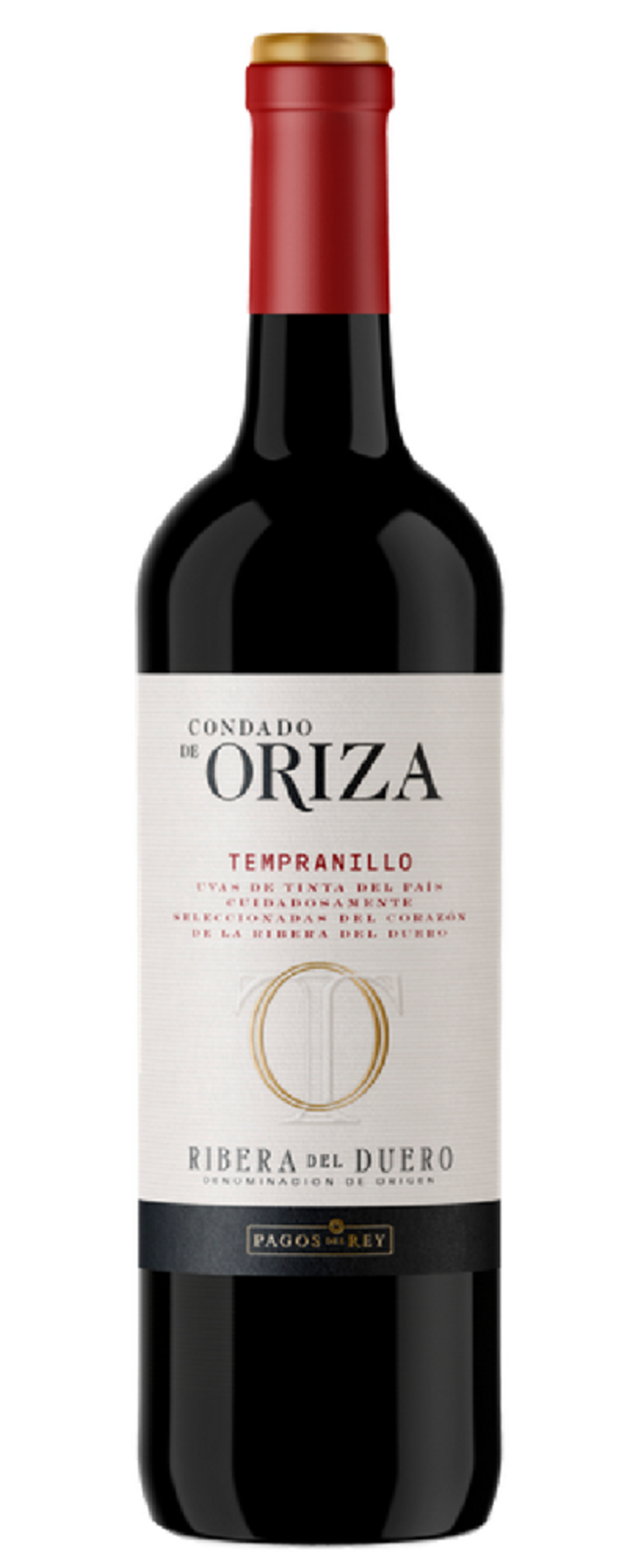 Wein Condado de Oriza Tempranillo, Ribera del Duero, Pagos del Rey, Rotwein, Flasche