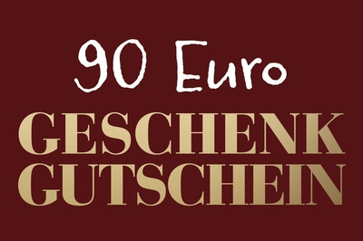 Geschenkgutschein 90 EURO Gutschein