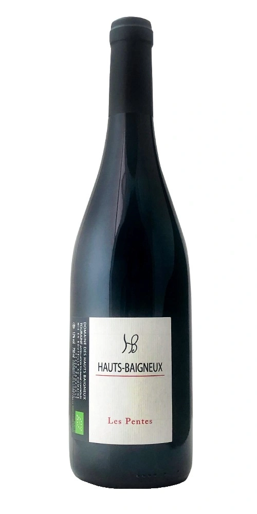Ein roter Wein mit dem Etikett Hauts-Bagneux Les Pentes