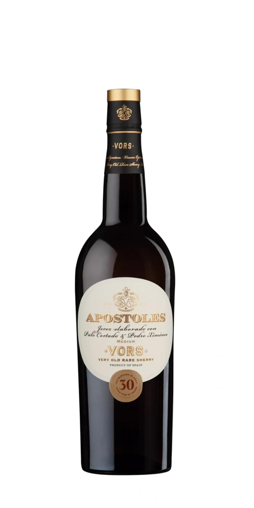 Apostoles VORS Sherry: Sehr alter seltener Sherry, 30 Jahre gereift, aus Spanien.